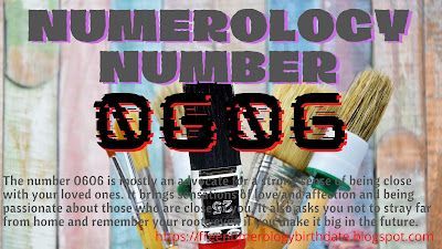 Нумерологичен номер 0606