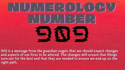 Нумерологичен номер 909