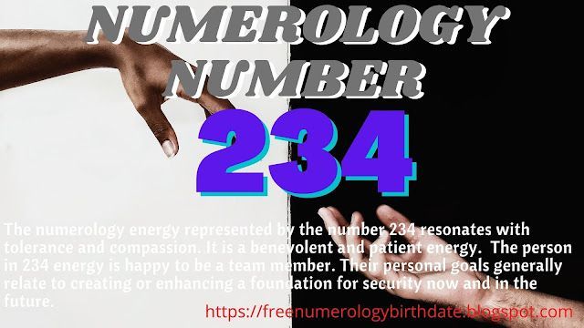 numerologické číslo-234