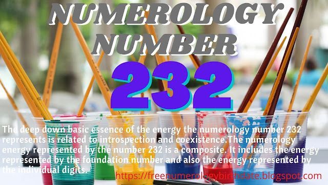 numerologinis skaičius-232
