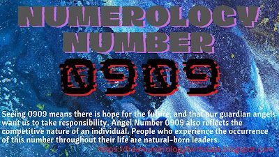 Numărul de numerologie 0909