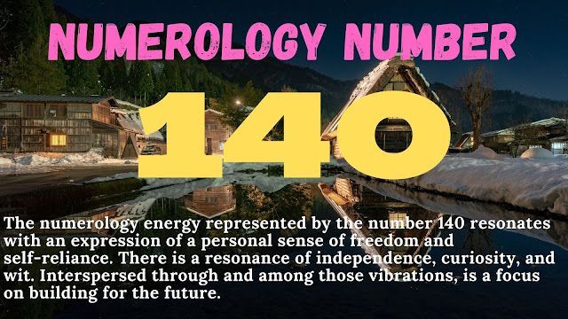 Numerologie-Nummer-140