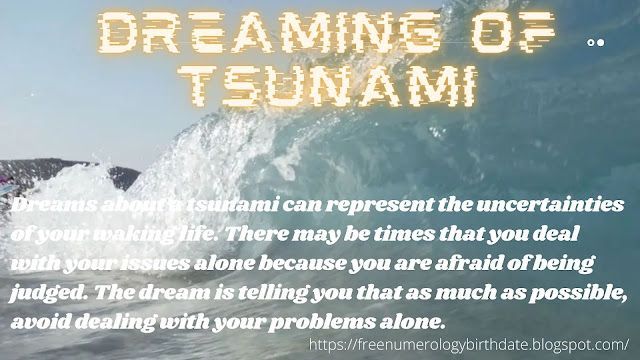 Sognare lo tsunami