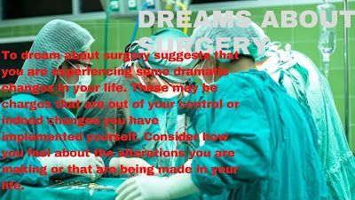 ความฝันเกี่ยวกับการผ่าตัด