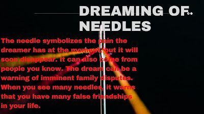Träume von Nadeln