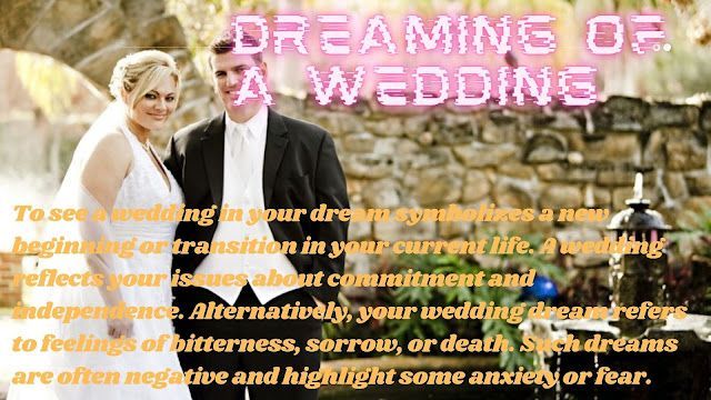 Sognando un matrimonio