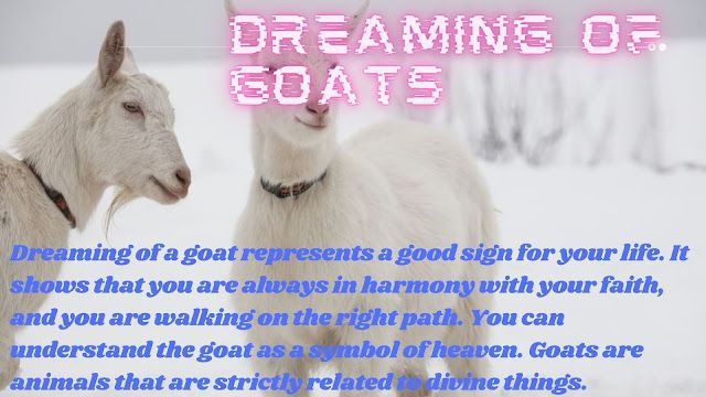 Sognare capre