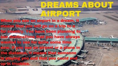 Sonhos sobre o aeroporto