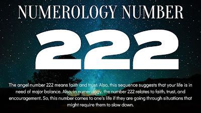 numerologinen numero-222