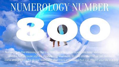 Numerologie-Nummer-800