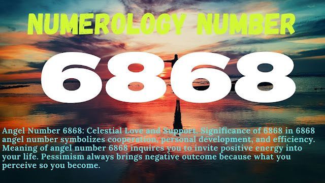 Numerologijos numeris-6868