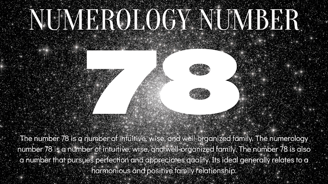 Numerologie-Nummer-78