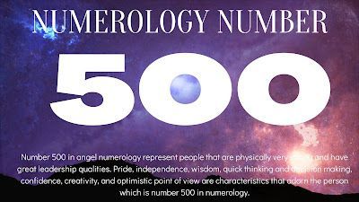 numerologinis skaičius-500