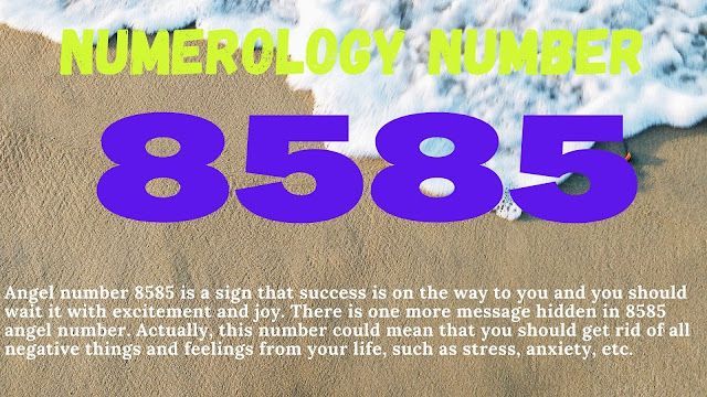 Numerologie-Nummer-8585