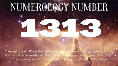 numerologinen numero-1313