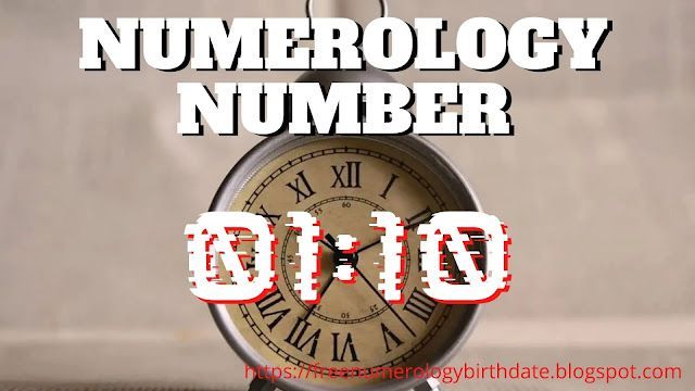 Numero de numerologia 01.10