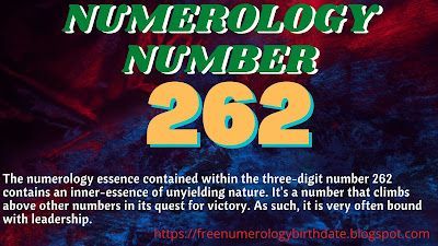 numerologinis skaičius-262
