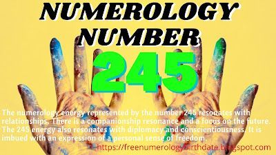Numerologie-Nummer-245